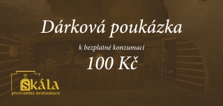 Poukaz v hodnotě 100,- Kč do restaurace SKÁLA 